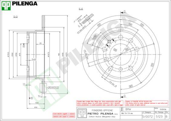 Pilenga 5123 - Əyləc Diski furqanavto.az