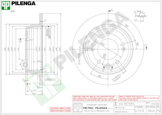 Pilenga 5846 - Əyləc Diski furqanavto.az