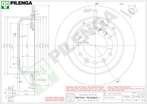 Pilenga 5847 - Əyləc Diski furqanavto.az