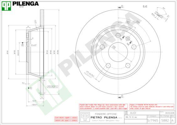 Pilenga 5882 - Əyləc Diski furqanavto.az