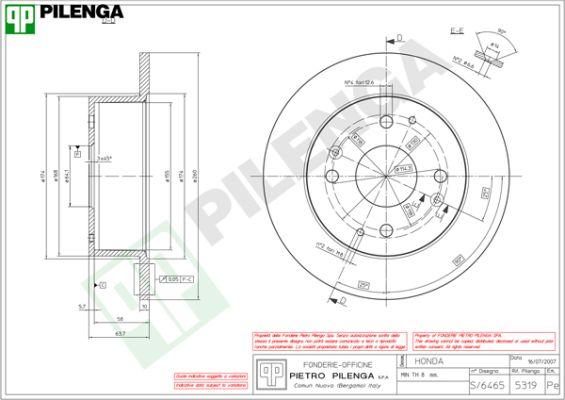 Pilenga 5319 - Əyləc Diski furqanavto.az