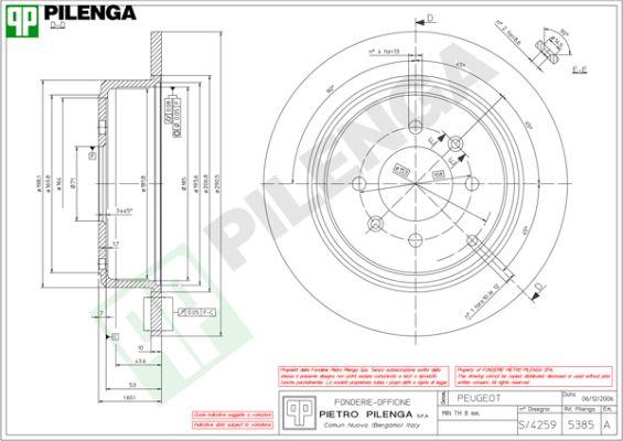 Pilenga 5385 - Əyləc Diski furqanavto.az