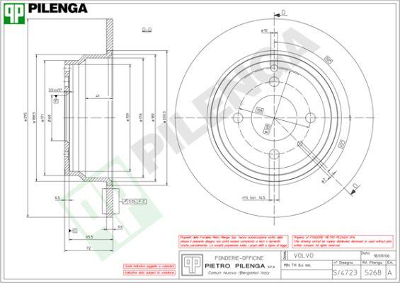 Pilenga 5268 - Əyləc Diski furqanavto.az