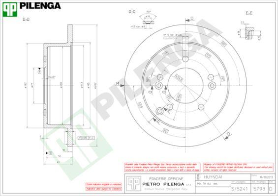 Pilenga 5793 - Əyləc Diski furqanavto.az