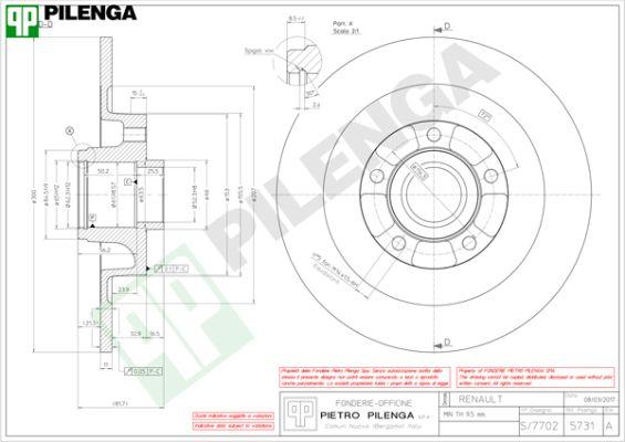 Pilenga 5731 - Əyləc Diski furqanavto.az