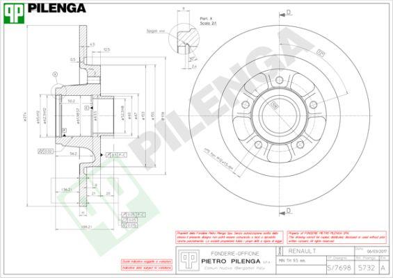 Pilenga 5732 - Əyləc Diski furqanavto.az