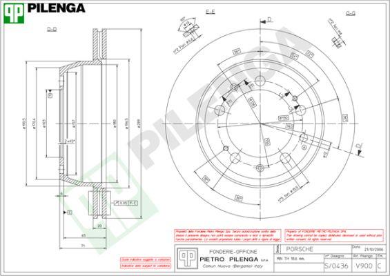 Pilenga V900 - Əyləc Diski furqanavto.az