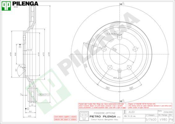 Pilenga V980 - Əyləc Diski furqanavto.az