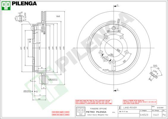 Pilenga V441 - Əyləc Diski furqanavto.az