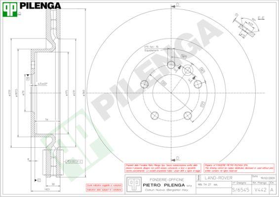 Pilenga V442 - Əyləc Diski furqanavto.az