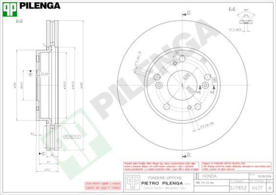 Pilenga V417 - Əyləc Diski furqanavto.az