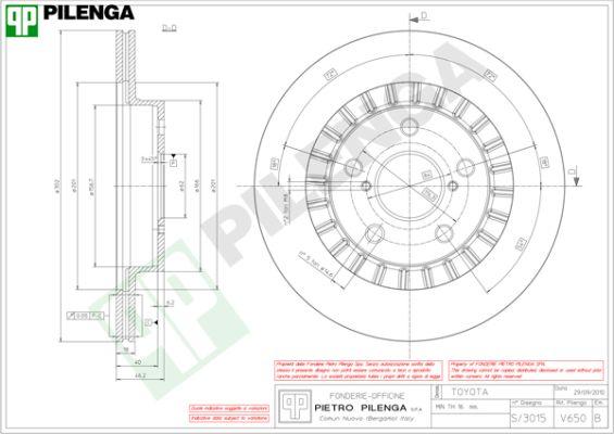 Pilenga V650 - Əyləc Diski furqanavto.az