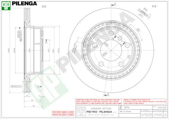 Pilenga V1402 - Əyləc Diski furqanavto.az