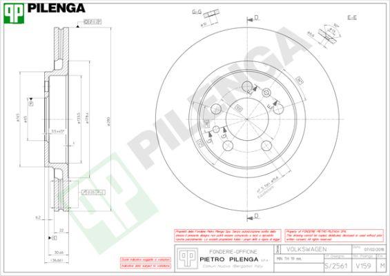 Pilenga V159 - Əyləc Diski furqanavto.az