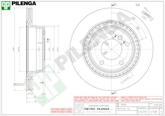 Pilenga V108 - Əyləc Diski furqanavto.az