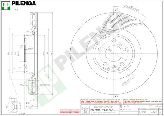 Pilenga V846 - Əyləc Diski furqanavto.az