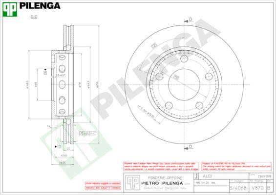 Pilenga V870 - Əyləc Diski furqanavto.az