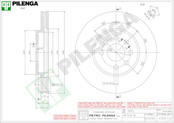 Pilenga V379 - Əyləc Diski furqanavto.az