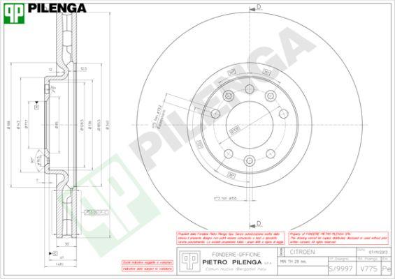 Pilenga V775 - Əyləc Diski furqanavto.az