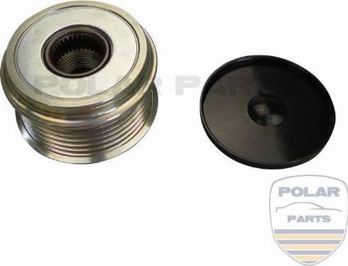 PolarParts 10004539 - Kasnak, alternator, sərbəst dönərli mufta furqanavto.az