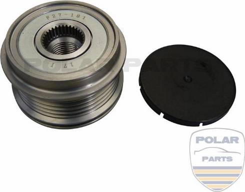 PolarParts 10004538 - Kasnak, alternator, sərbəst dönərli mufta furqanavto.az