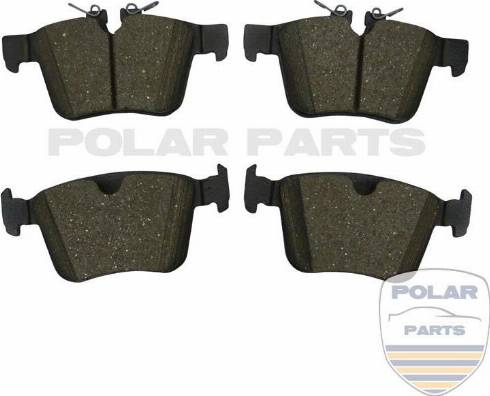 PolarParts 10004700 - Əyləc altlığı dəsti, əyləc diski furqanavto.az