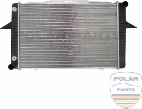 PolarParts 10000727 - Radiator, mühərrikin soyudulması furqanavto.az