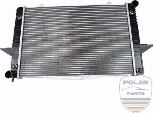 PolarParts 10001643 - Radiator, mühərrikin soyudulması furqanavto.az