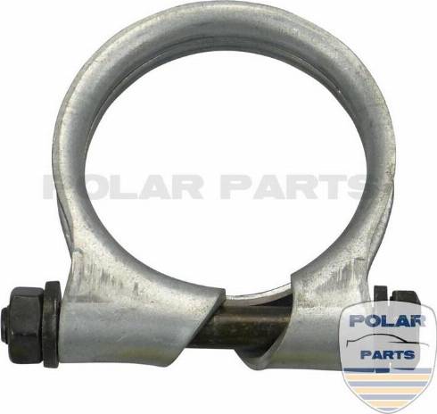 PolarParts 10001130 - Boru birləşdiricisi, egzoz sistemi furqanavto.az