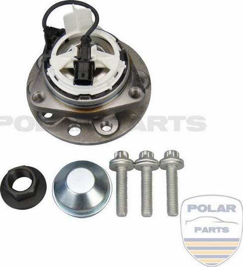 PolarParts 10001812 - Təkər qovşağı, podşipnik dəsti furqanavto.az