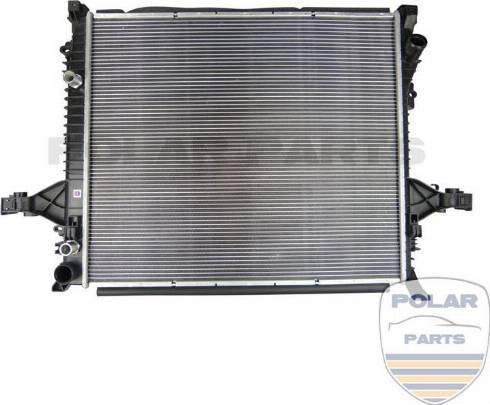 PolarParts 10003515 - Radiator, mühərrikin soyudulması furqanavto.az