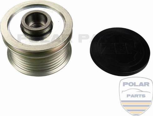 PolarParts 10003800 - Kasnak, alternator, sərbəst dönərli mufta furqanavto.az