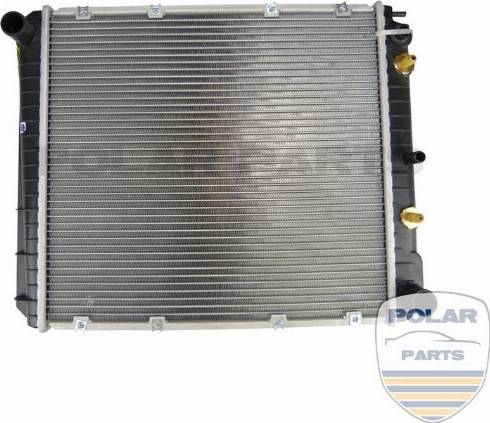 PolarParts 10002448 - Radiator, mühərrikin soyudulması furqanavto.az