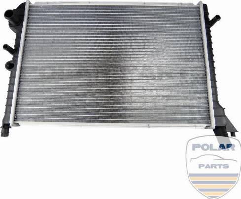 PolarParts 10002067 - Radiator, mühərrikin soyudulması furqanavto.az