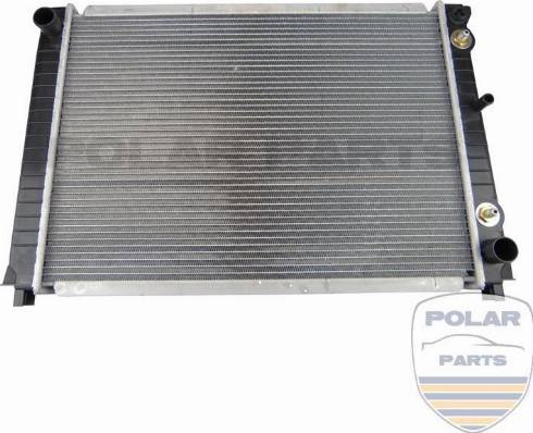 PolarParts 10002031 - Radiator, mühərrikin soyudulması furqanavto.az