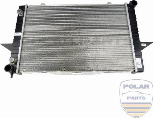 PolarParts 10002027 - Radiator, mühərrikin soyudulması furqanavto.az