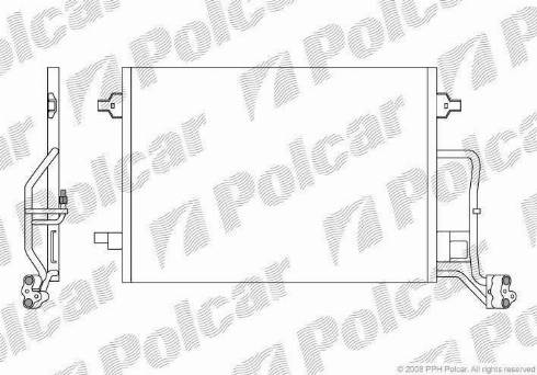 Polcar 9549K8C1 - Kondenser, kondisioner furqanavto.az