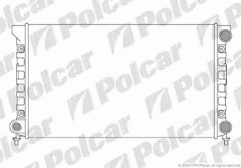 Polcar 954608A4 - Radiator, mühərrikin soyudulması furqanavto.az