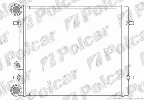Polcar 954108-1 - Radiator, mühərrikin soyudulması furqanavto.az