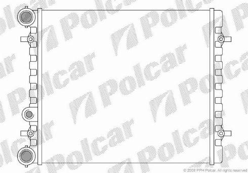 Polcar 954108A1 - Radiator, mühərrikin soyudulması furqanavto.az