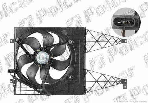 Polcar 954123W4 - Fen, radiator furqanavto.az