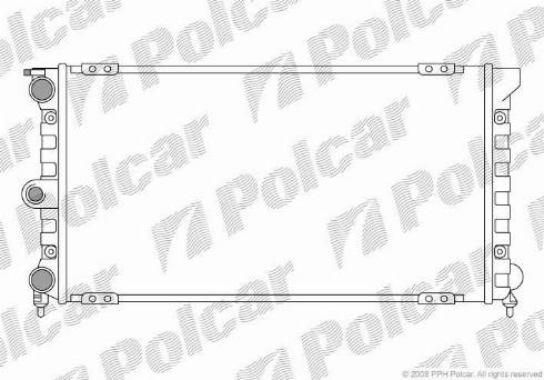 Polcar 954308A5 - Radiator, mühərrikin soyudulması furqanavto.az