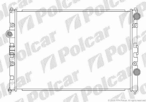 Polcar 954708-1 - Radiator, mühərrikin soyudulması furqanavto.az