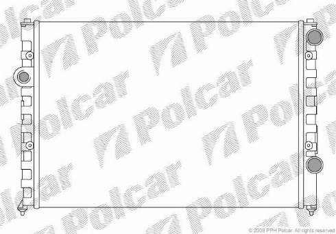 Polcar 954708A1 - Radiator, mühərrikin soyudulması furqanavto.az