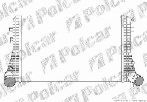 Polcar 9555J8-1 - Intercooler, şarj cihazı furqanavto.az