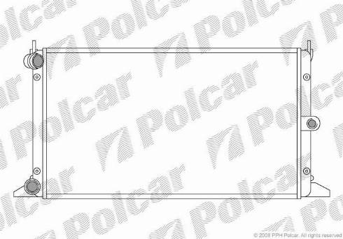Polcar 955008-2 - Radiator, mühərrikin soyudulması furqanavto.az