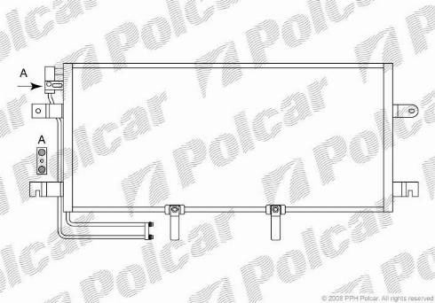 Polcar 9566K8C3 - Kondenser, kondisioner furqanavto.az