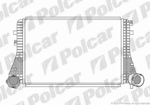 Polcar 9513J81X - Intercooler, şarj cihazı furqanavto.az