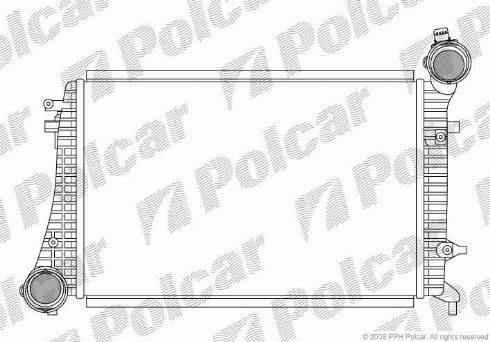 Polcar 9513J83X - Intercooler, şarj cihazı furqanavto.az