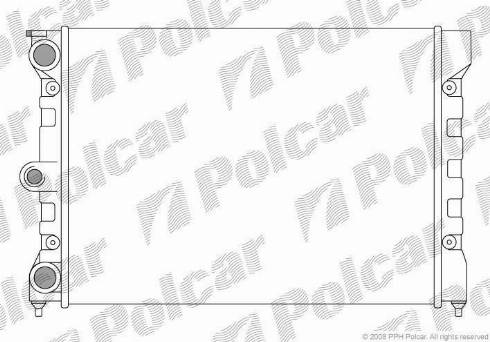 Polcar 953408-1 - Radiator, mühərrikin soyudulması furqanavto.az